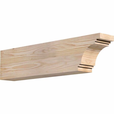 Ekena Millwork Pescadero Smooth Rafter Tail, Douglas Fir, 3 1/2"W x 6"H x 24"L RFT04X06X24PEC00SDF